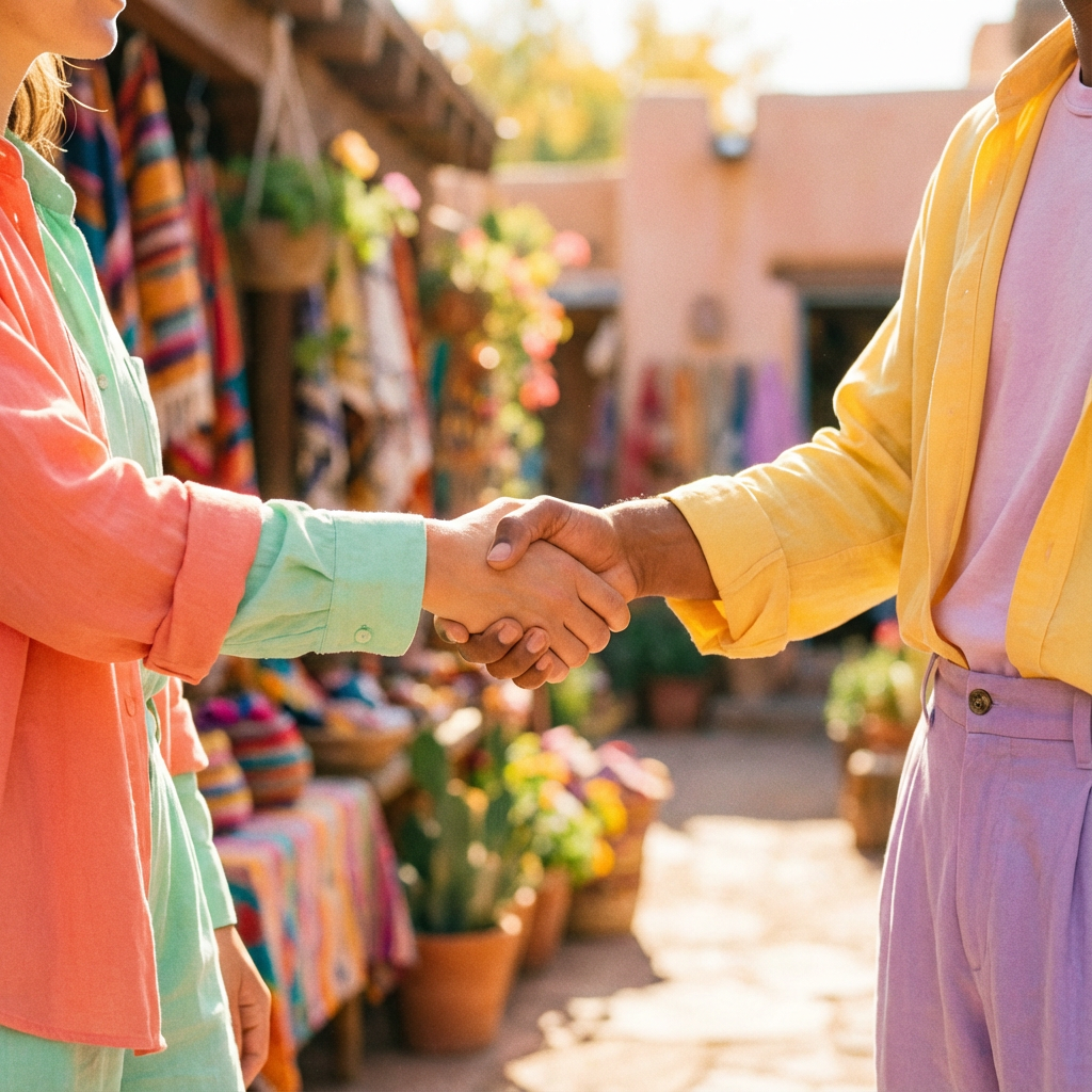 Empleados de empresa sonriendo